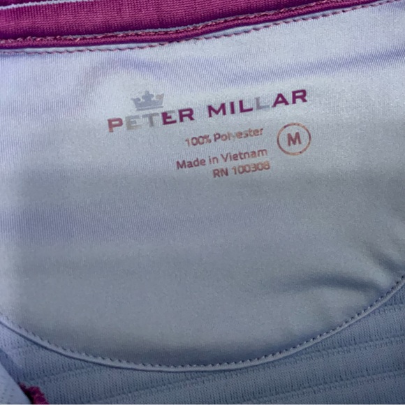 Peter Millar Women’s Quilted Golf Performance Purple Jacket. Size Medium. - Picture 3 of 6